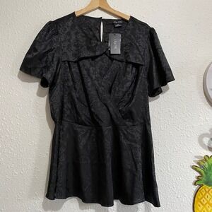 New City Chic Black Sm Top witch whimsygoth party Emo festival summer drk